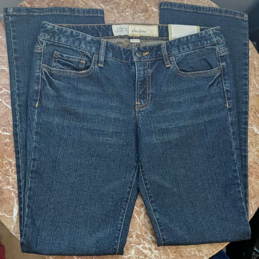 NWT LOFT Slim Boot Jeans